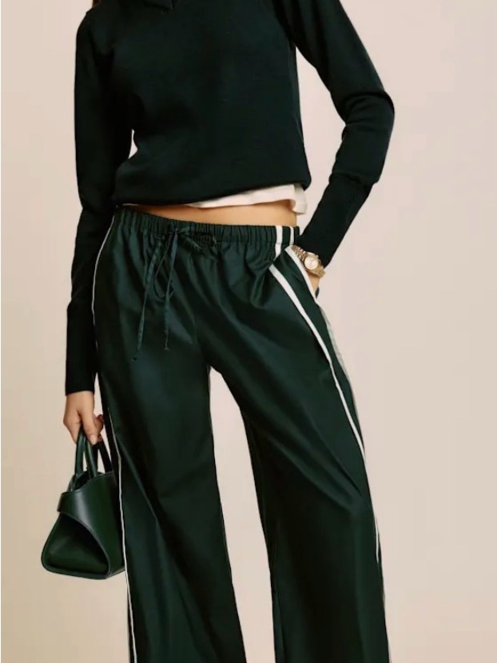 Reformation Julian Poplin Pants size xs